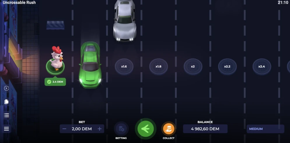 Uncrossable Rush