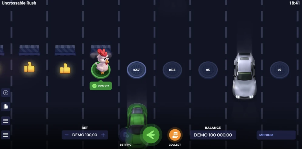 Uncrossable Rush