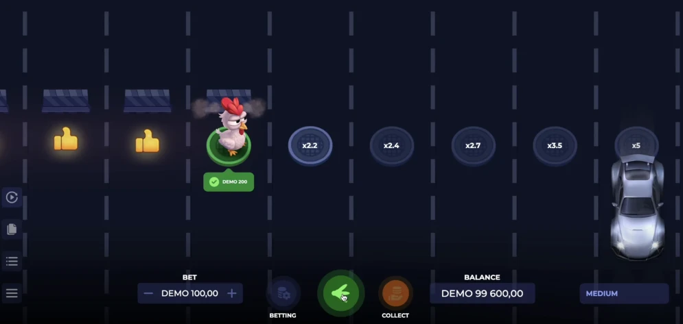 Uncrossable Rush demo
